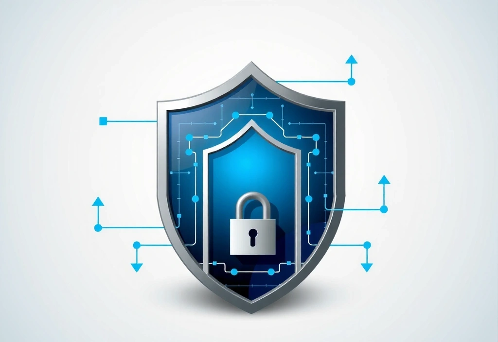 Datenschutz und Privatsphäre Illustration